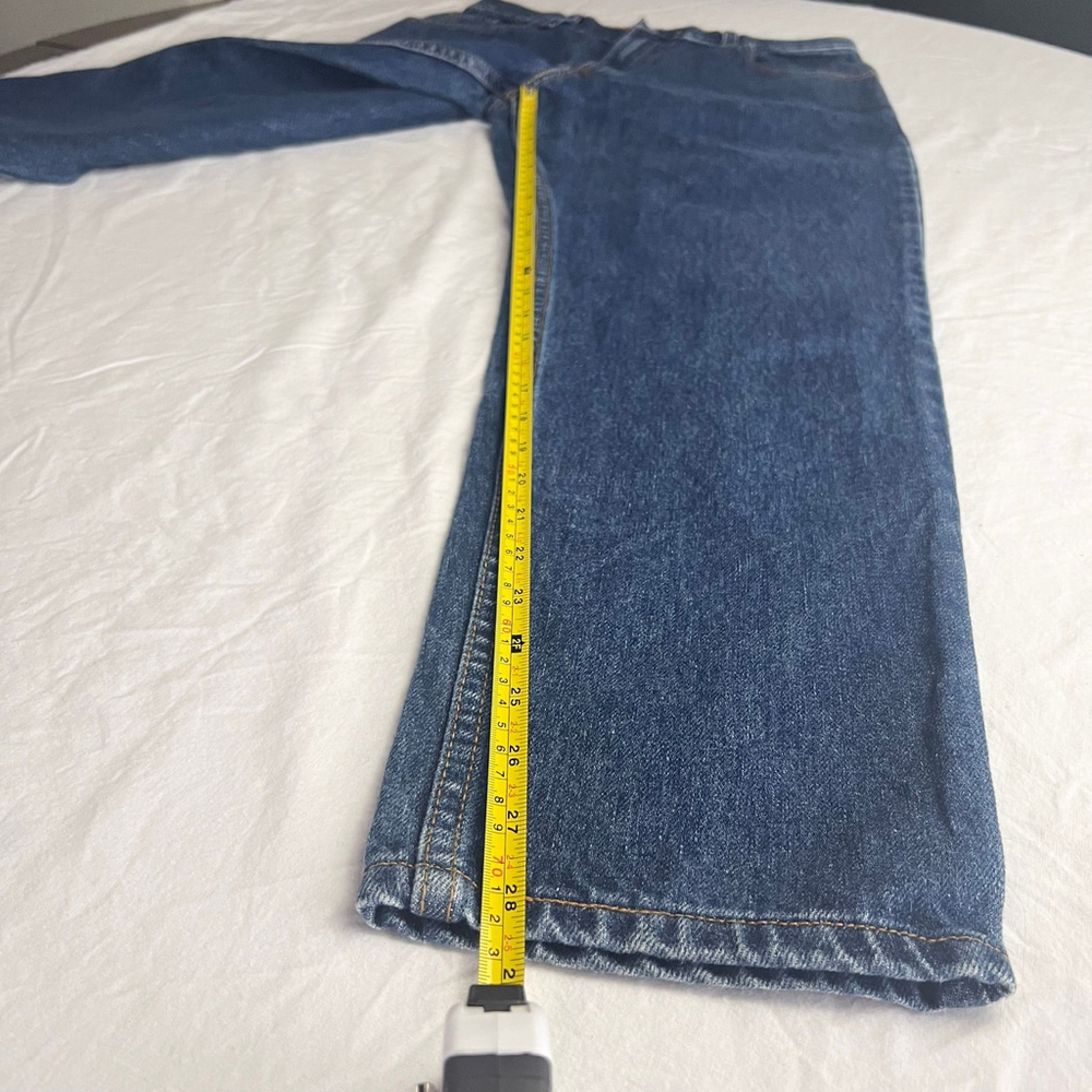 Urban Renewal Vintage Levis 550 Jeans Womens Sz 10S Black Reworked Western Boho - Picture 10 of 12